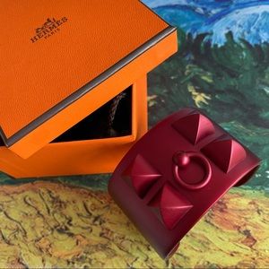 Hermès Aluminium Sunset cuff bracelet CDC